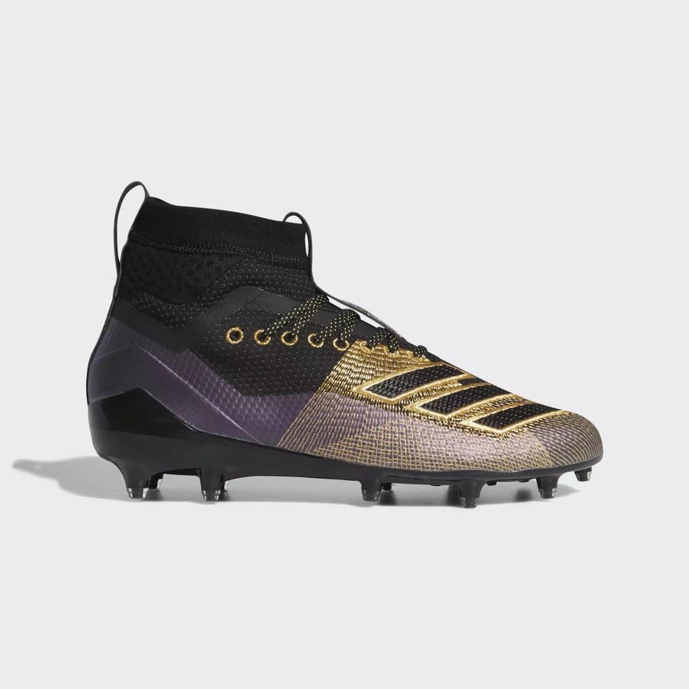 Adidas Adizero 8.0 SK Tacos de Futbol Negros Para Hombre (MX-92423)